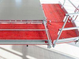 Deckentisch - Tischbühne mit klappbaren Geländer - DEKplus