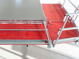 Deckentisch - Tischbühne mit klappbaren Geländer - DEKplus
