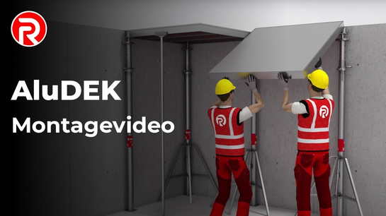 Demonstracija montaže stropnega opažnega sistema RINGER AluDEK
