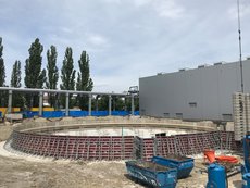 Wärmespeicher Fundamentschalung Stahl Master