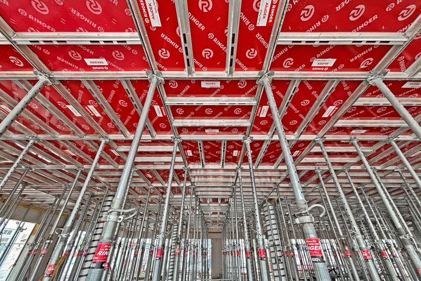 AluDEK modular ceiling formwork