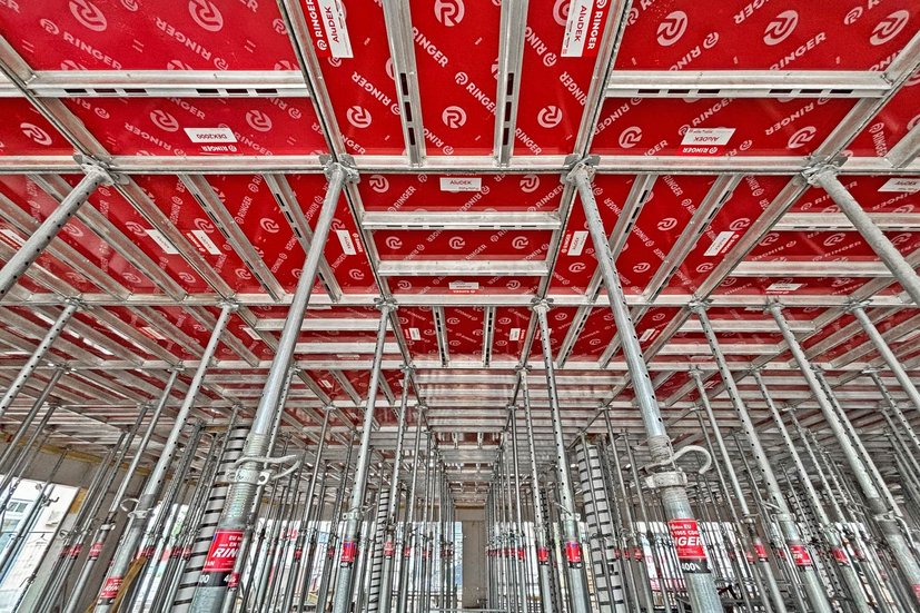 AluDEK modular ceiling formwork