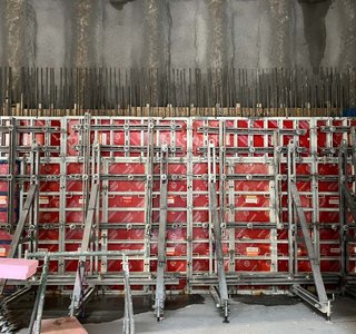 RINGER Alu Master Wandschalung bei MedUni Campus