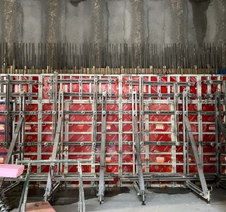 RINGER Alu Master Wandschalung bei MedUni Campus