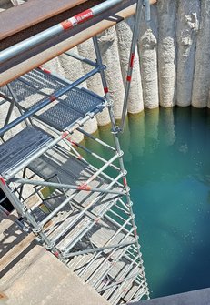 Treppenturm - Zugang Micortunnel voestalpine