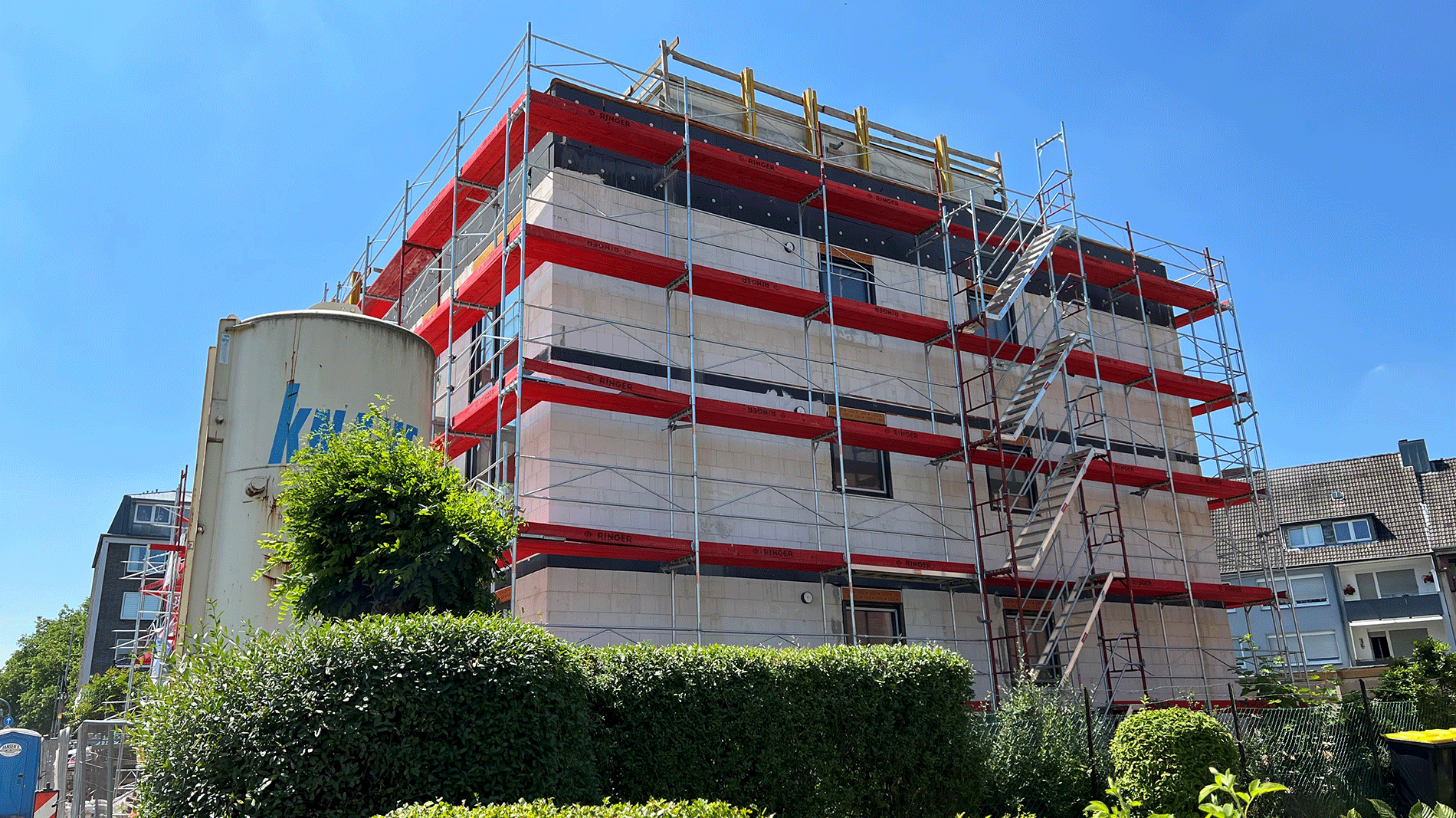 dibt zertifiziertes fassadengerüst deutschland von ringer gerüst & schalung 