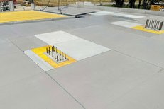 Ausgleich Schalung mit Schalungsplatte