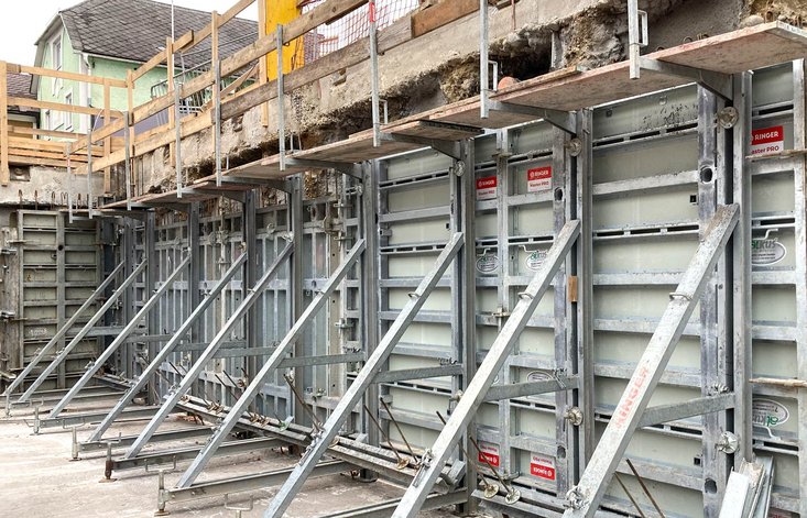 Master Pro Wandschalung bei Wohnbauprojekt "Am Graben 4"