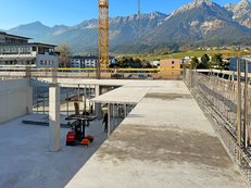 Einschalen des Deckentisches DEKplus