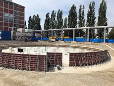 Wärmespeicher Fundamentschalung Stahl Master