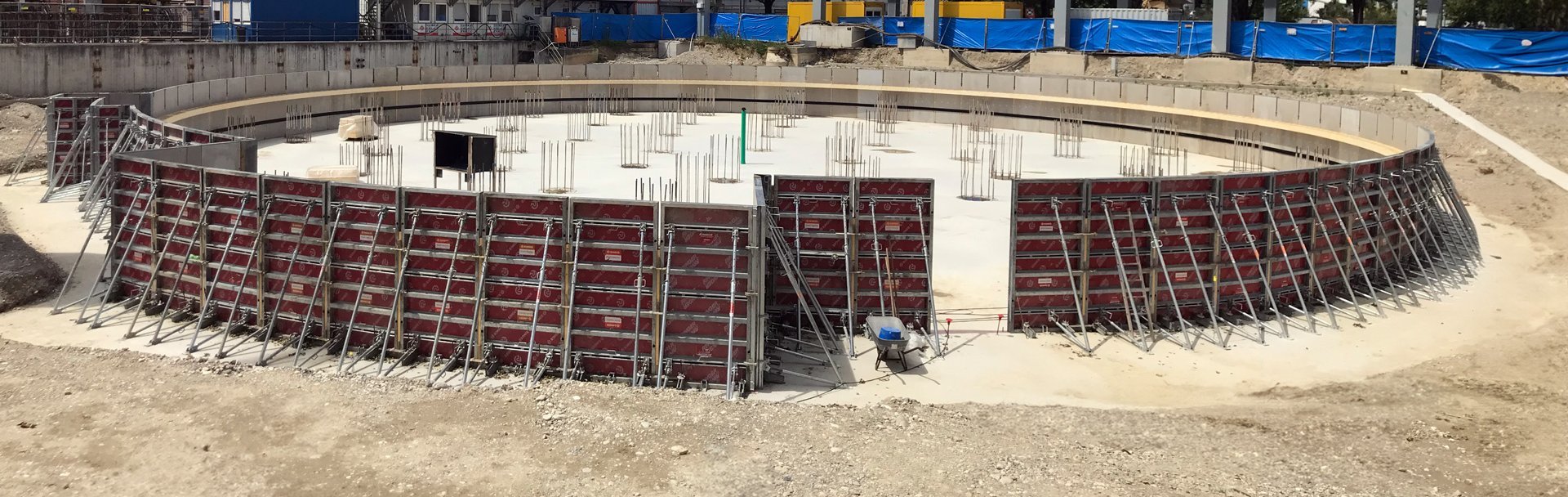 Stahl Master Schalung für Wärmespeicher