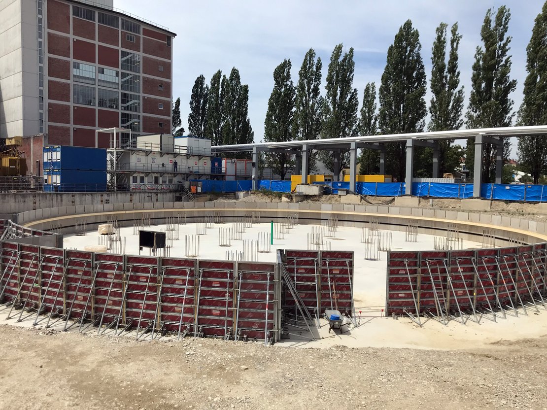 Wärmespeicher Fundamentschalung Stahl Master