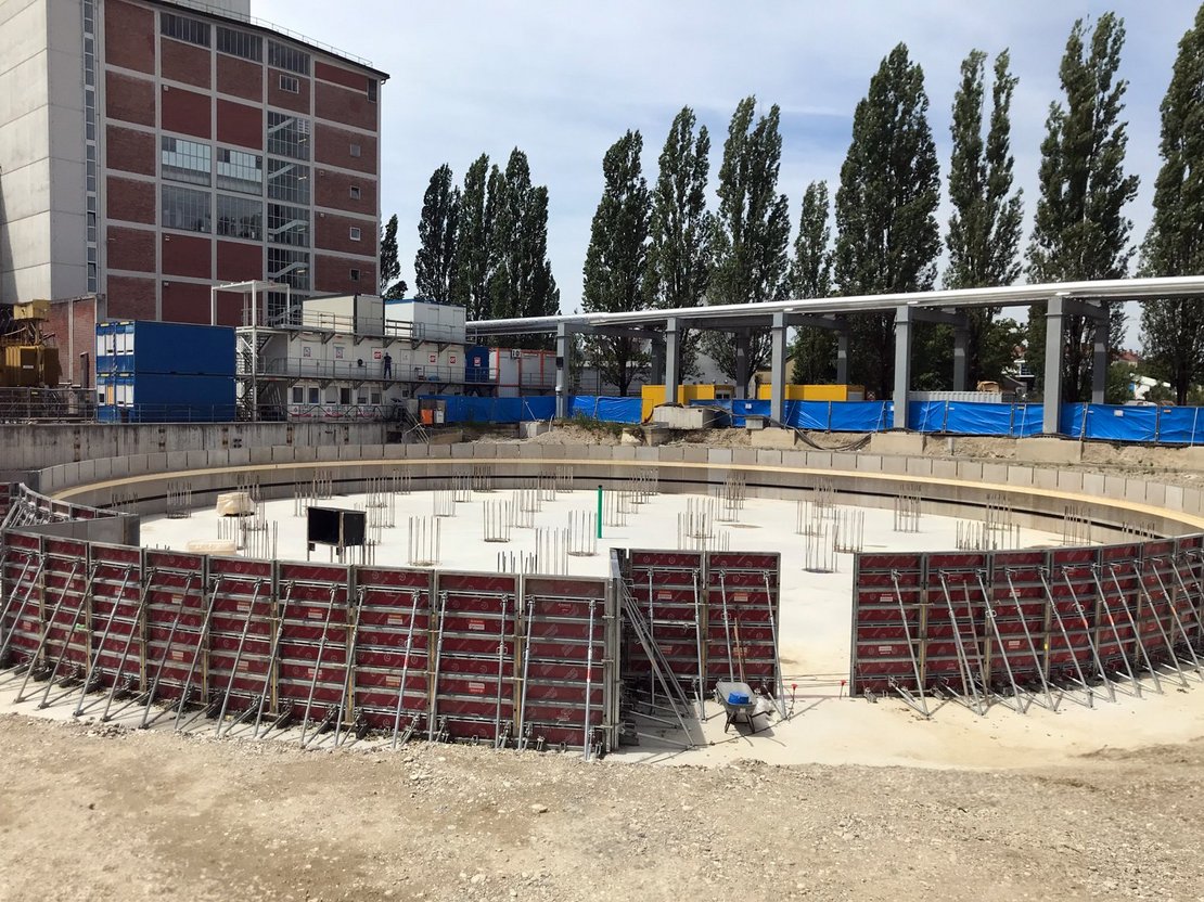 Wärmespeicher Fundamentschalung Stahl Master