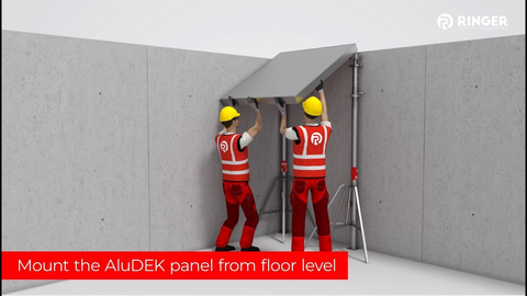 The extra-light slab formwork system AluDEK