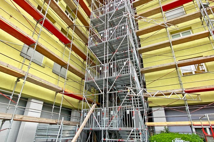 RINGER Modulgerüst Aufbau