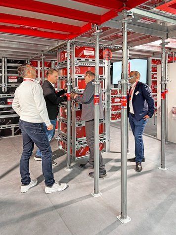 Frühausschalkopf für Deckenschalungen