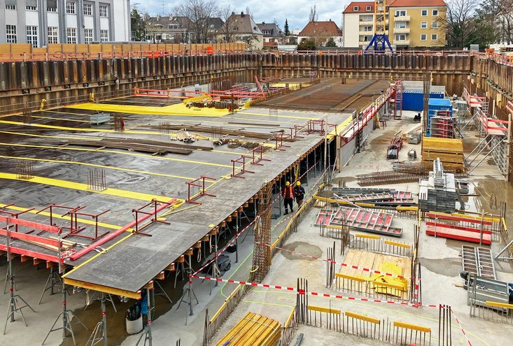 Deckenschalung mit RINGER Deckentisch