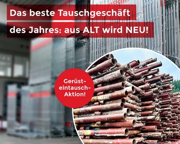 RINGER Gerüst Eintauschaktion