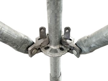 Modulknoten Modulgerüst von Ringer Gerüste und Schalungen Gerüstteller als Kernstück des Modulgerüsts von Ringer GmbH