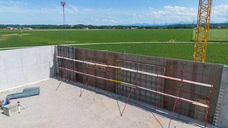 RINGER Doppelgeländer Gerüst