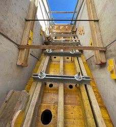 Liftstützen Schalung Kieserlbahn