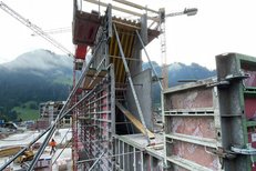 Liftstützen Schalung Kieserlbahn