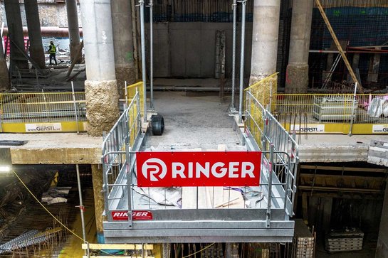 Ausfahrbühne / Entladebühne MedUni Campus Wien