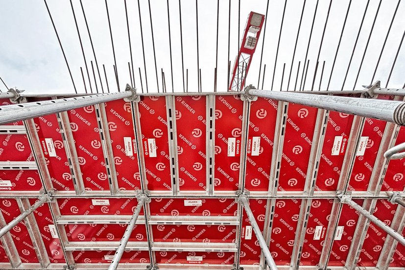 Aluminum deck formwork AluDEK