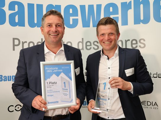 Preisverleihung - Produkt des Jahres 2025 - Fachmagazin Baugewerbe