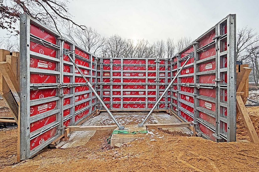 Stahl Master formwork for bridge abutments