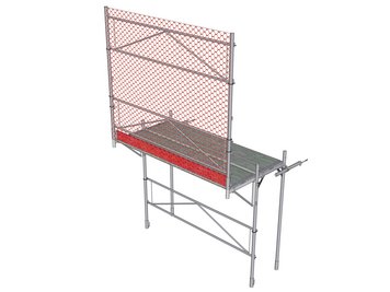 Strešni varovalni odri za optimalno zaščito delavcev na strehi Strešni varovalni odri za optimalno zaščito delavcev na strehi
