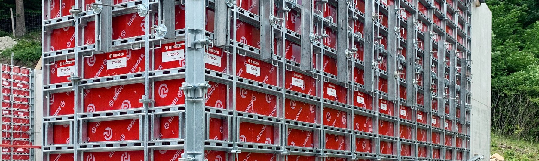 Leichte Stahlrahmenschalung RINGER ST2000