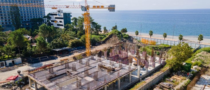 Rohbau - Luxus Hotel Pontus Rotana Resort & Spa