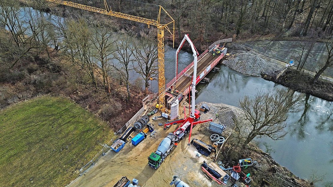 FormKIT engineering construction kit used on a bridge in Inkofen