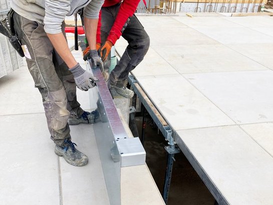 Eazyboard Ausgleich bei Deckenschalung