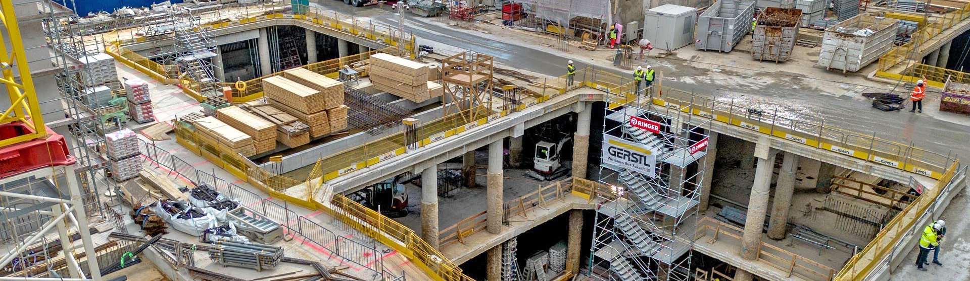 RINGER Modulbautreppe bei MedUni Campus Wien