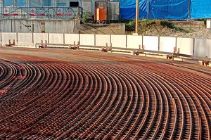 Wärmespeicher Fundamentschalung Baustahl