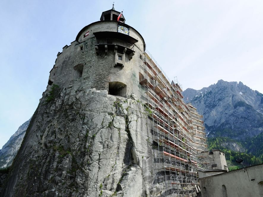 sanierung festung hohenwerfen gerüste von ringer gmbh 
