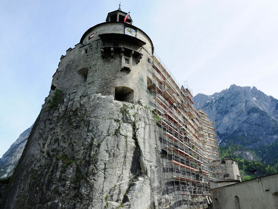 sanierung festung hohenwerfen gerüste von ringer gmbh 