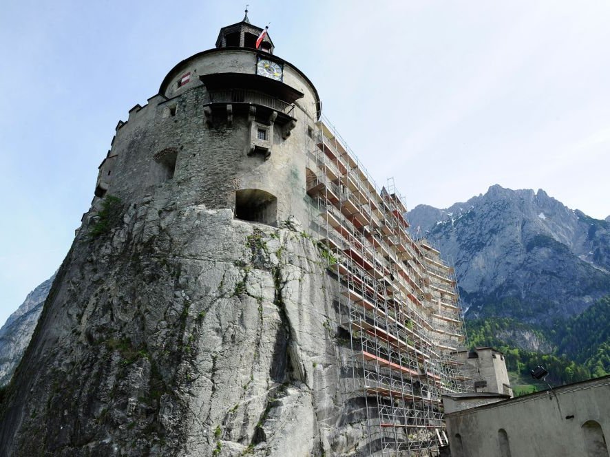 sanierung festung hohenwerfen gerüste von ringer gmbh 
