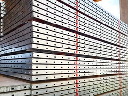 Platzsparender Transport DEKplus Deckenschalung von Ringer GmbH