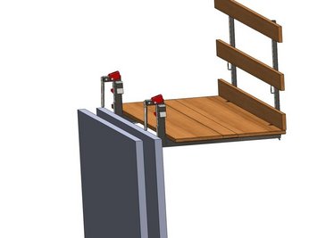 Platform for concreting