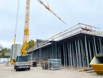 DEKplus Deckenschalung bei Rohbau ECM-Group