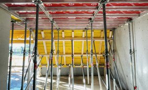 AluDEK and coffin lid construction with formwork panels