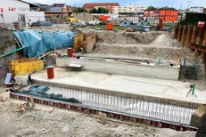 Stahl Master Wandschalung für Autoreisezuganlage