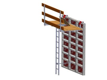 Betonierbuehne Leiter