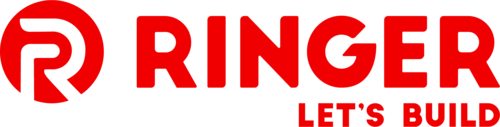 Ringer Logo mit Claim "Let's build"