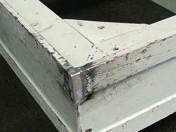 Geschweisstes Eck Schalung 