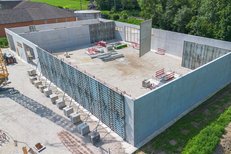 Master PRO Elementverbunde entlang der Außenmauer