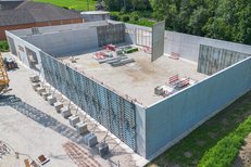 Master PRO Elementverbunde entlang der Außenmauer